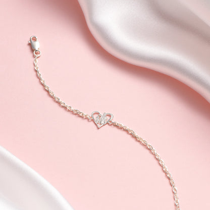 Heartbond Moments Silver Bracelet