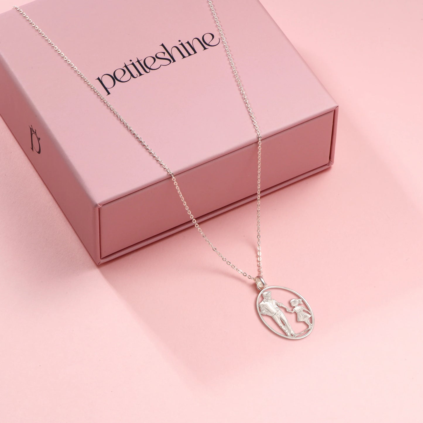 Soulyshine Daddy’s Little Girl Silver Necklace