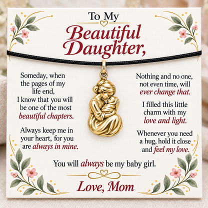 First Embrace, Forever Mom’s Baby Girl — Main image, gold finish