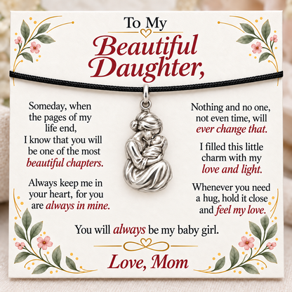First Embrace, Forever Mom’s Baby Girl — Main image, silver finish