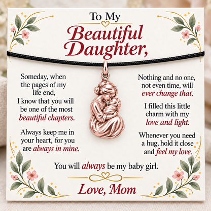 First Embrace, Forever Mom’s Baby Girl — Main image, rose gold finish