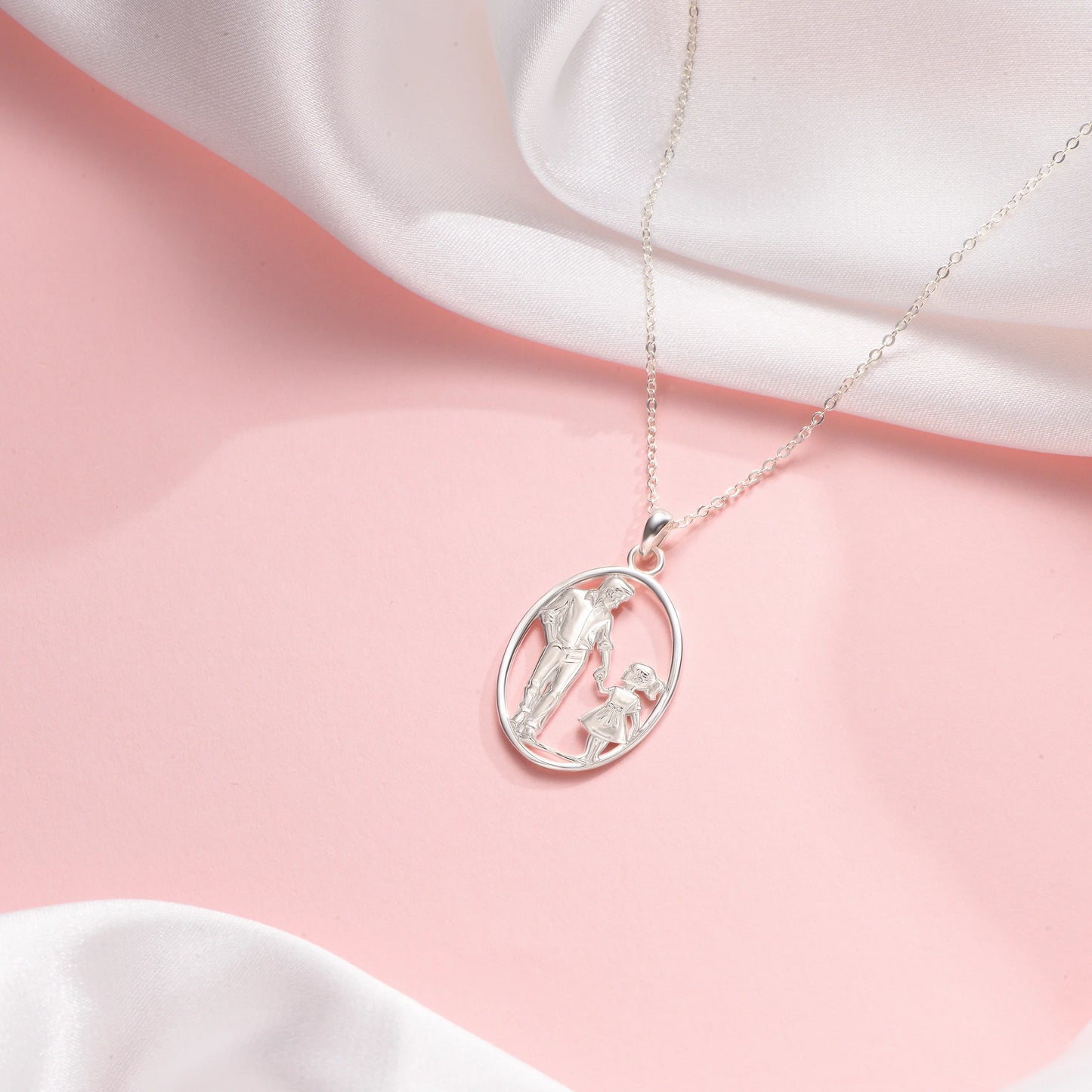Soulyshine Daddy’s Little Girl Silver Necklace