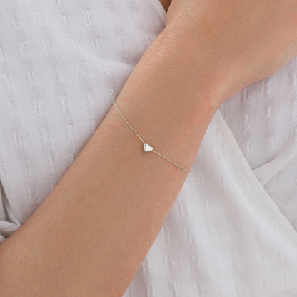 Soulyshine Tiny Heart Bracelet - 925 Sterling Silver