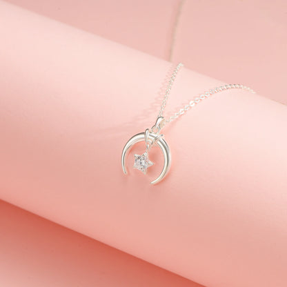 Soulyshine Guardian Moon Silver Necklace