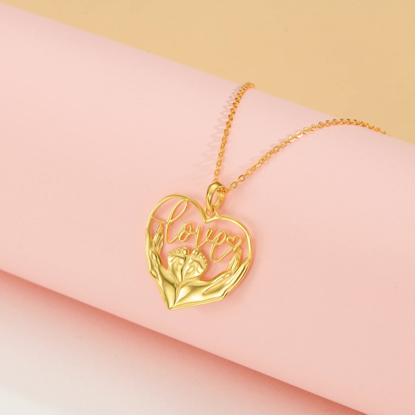 Soulyshine Love’s First Steps 14K Gold Vermeil Necklace