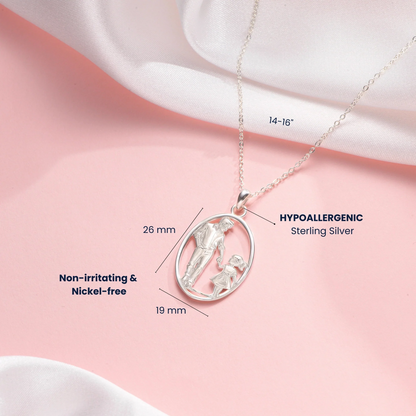 Soulyshine Daddy’s Little Girl Silver Necklace