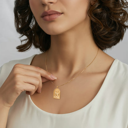 Soulyshine Personalized I Am Always With You - Handmade Necklace in Silver/14K Gold Vermeil