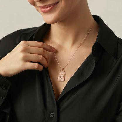 Soulyshine Personalized I Am Always With You - Handmade Necklace in Silver/14K Gold Vermeil