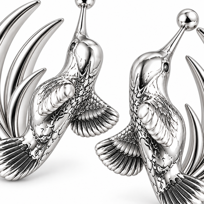 Hummingbird Earring Hoops