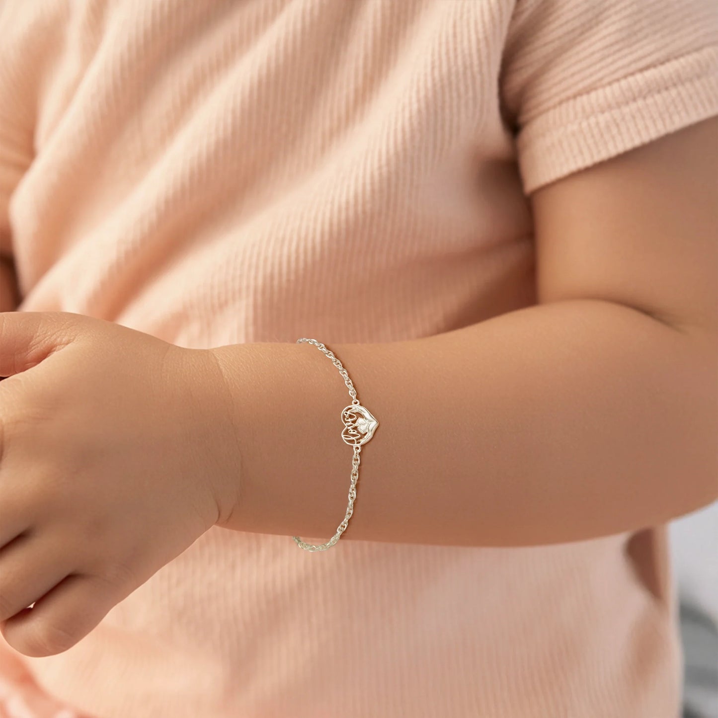 Love’s First Steps Silver Bracelet