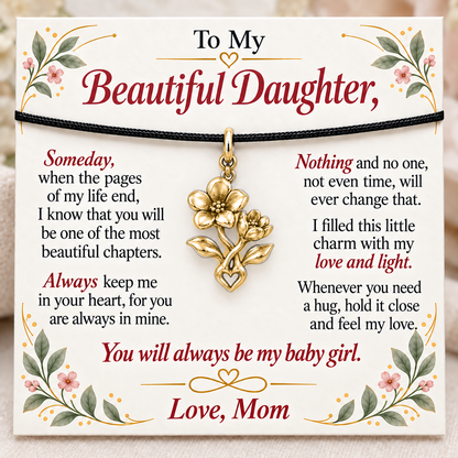 Two Blooms, One Forever Love — Main image, gold finish