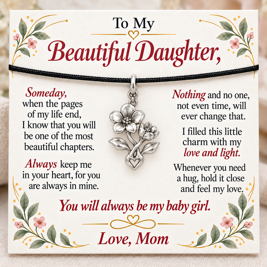 Two Blooms, One Forever Love — Main image, silver finish