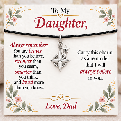 Guiding Star, Dad Always Believes in You — Main image, silver finish
