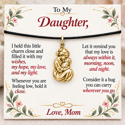 First Embrace, Wishes and Warm Hugs — Main image, gold finish