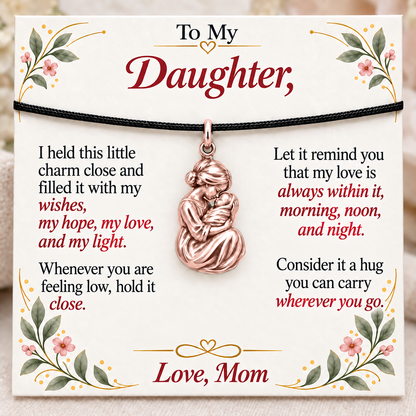 First Embrace, Wishes and Warm Hugs — Main image, rose gold finish