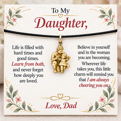 First Steps Toward Her Bright Future — Main image, gold finish