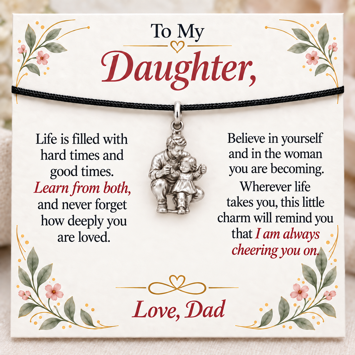First Steps Toward Her Bright Future — Main image, silver finish