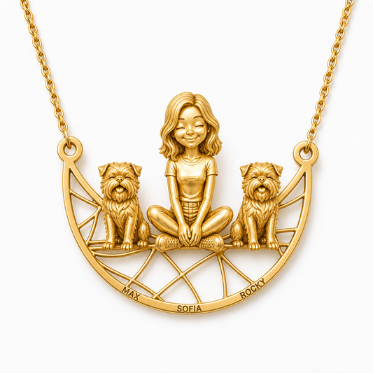 Affenpinscher - 18K Gold Vermeil - 1st