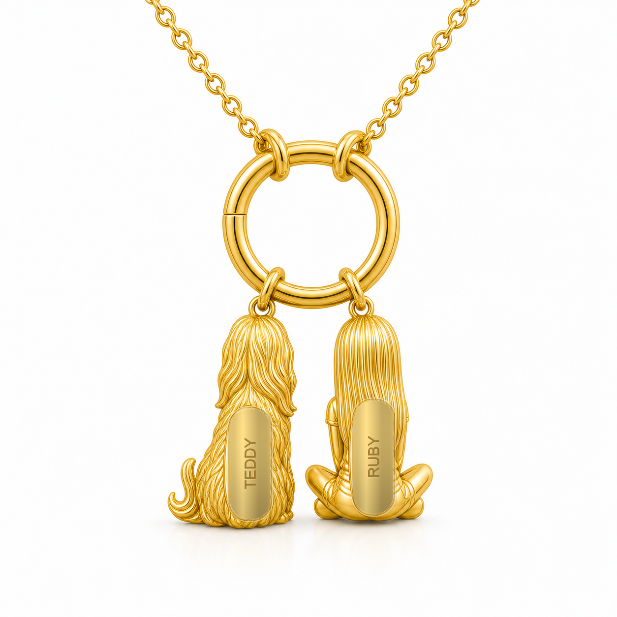 Afghan Hound - 18K Gold Vermeil - 2nd