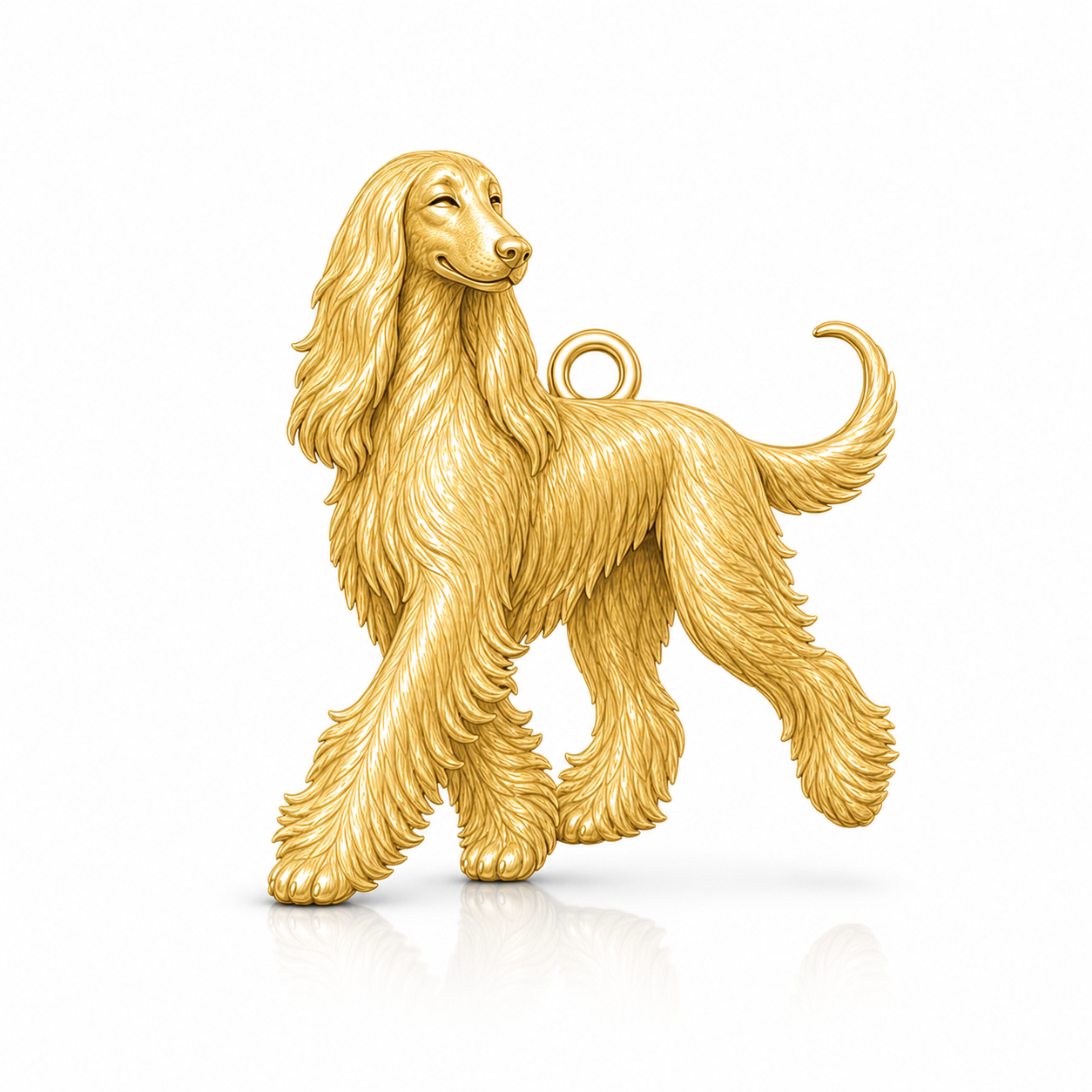 Soulyshine Afghan Hound Personalized Pet Companion Charm Only