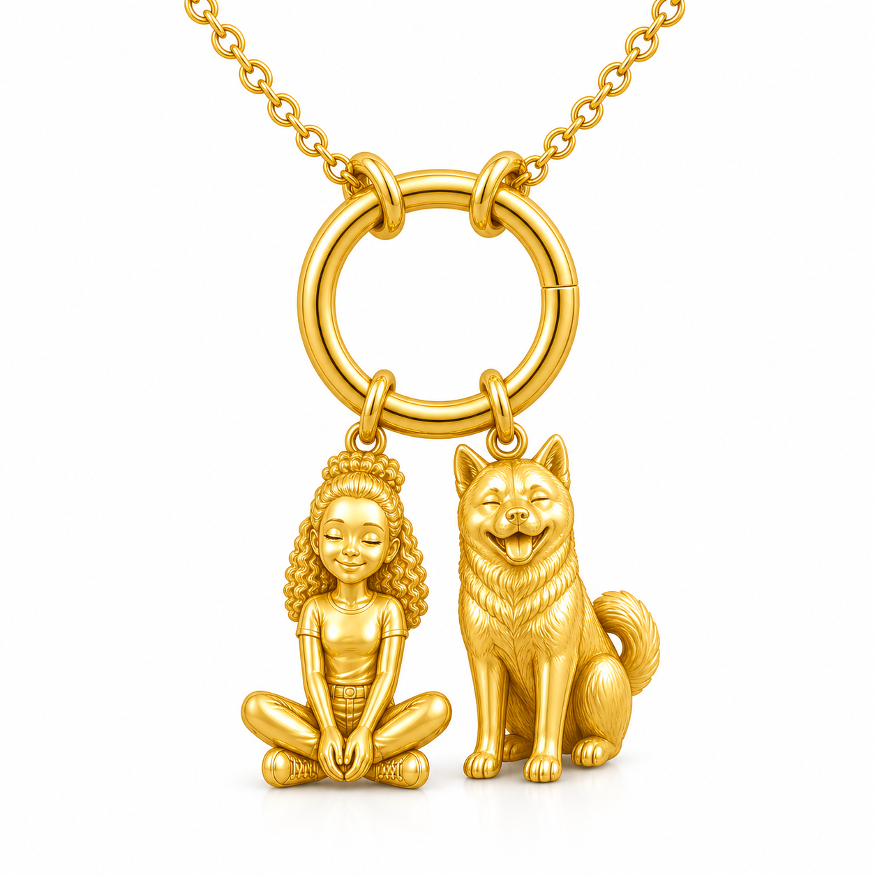 Akita - 18K Gold Vermeil - 1st