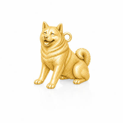 Soulyshine Akita Personalized Pet Companion Charm Only