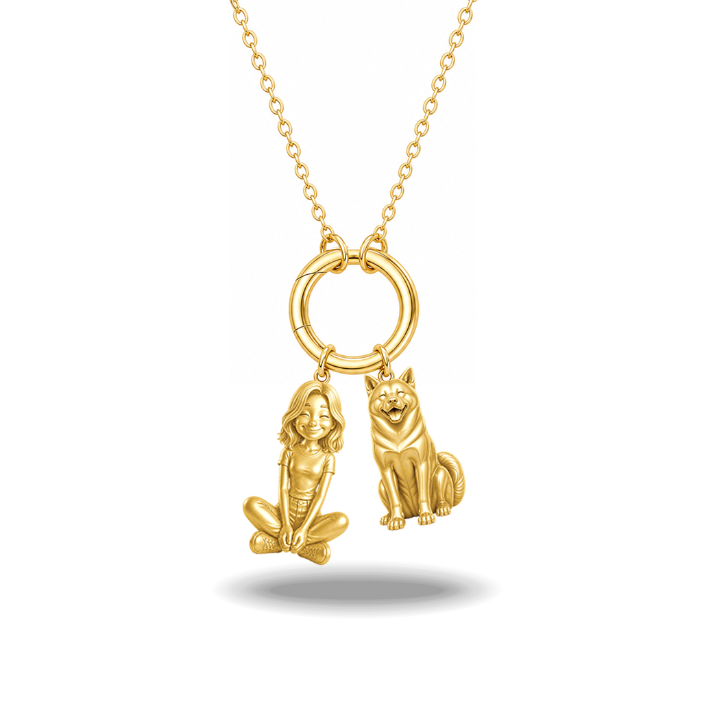 Akita - 18K Gold Vermeil - 1st