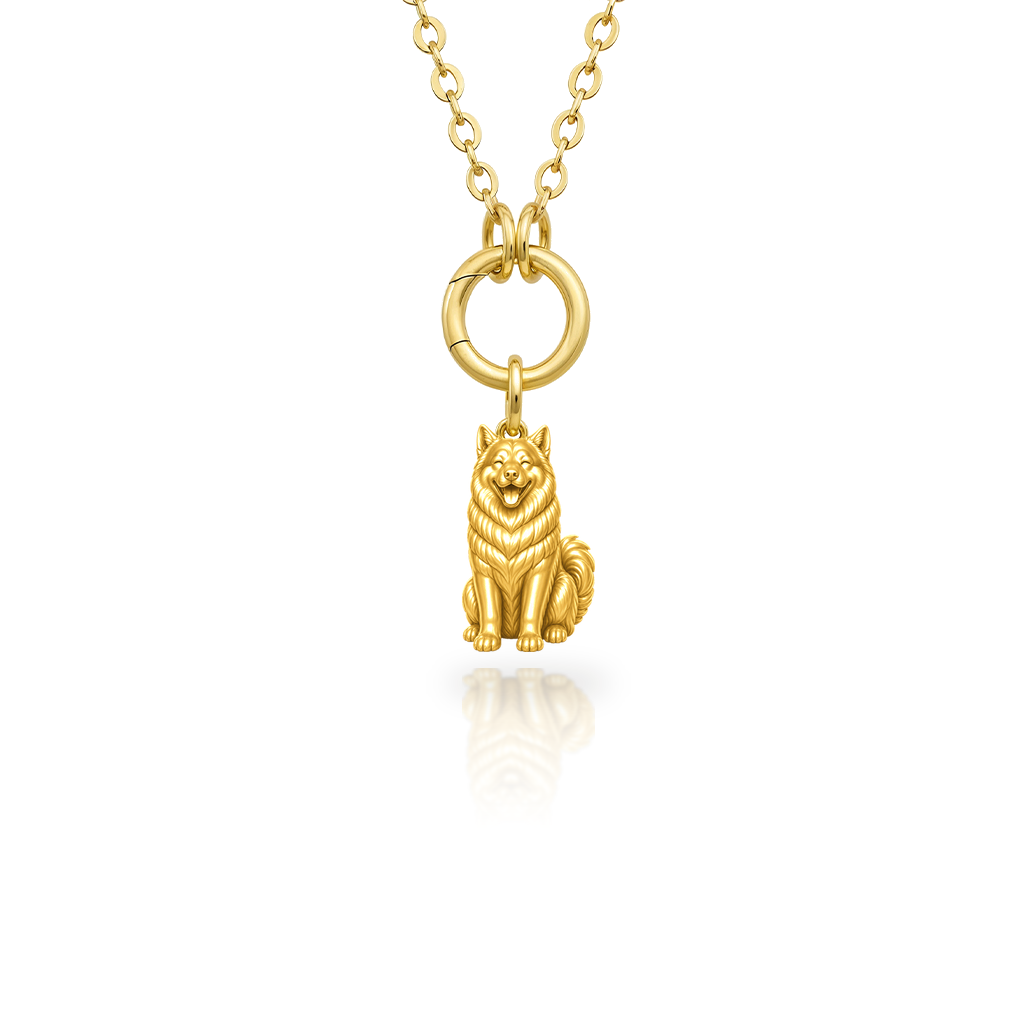 Alaskan-Malamute - 18K Gold Vermeil - 1st