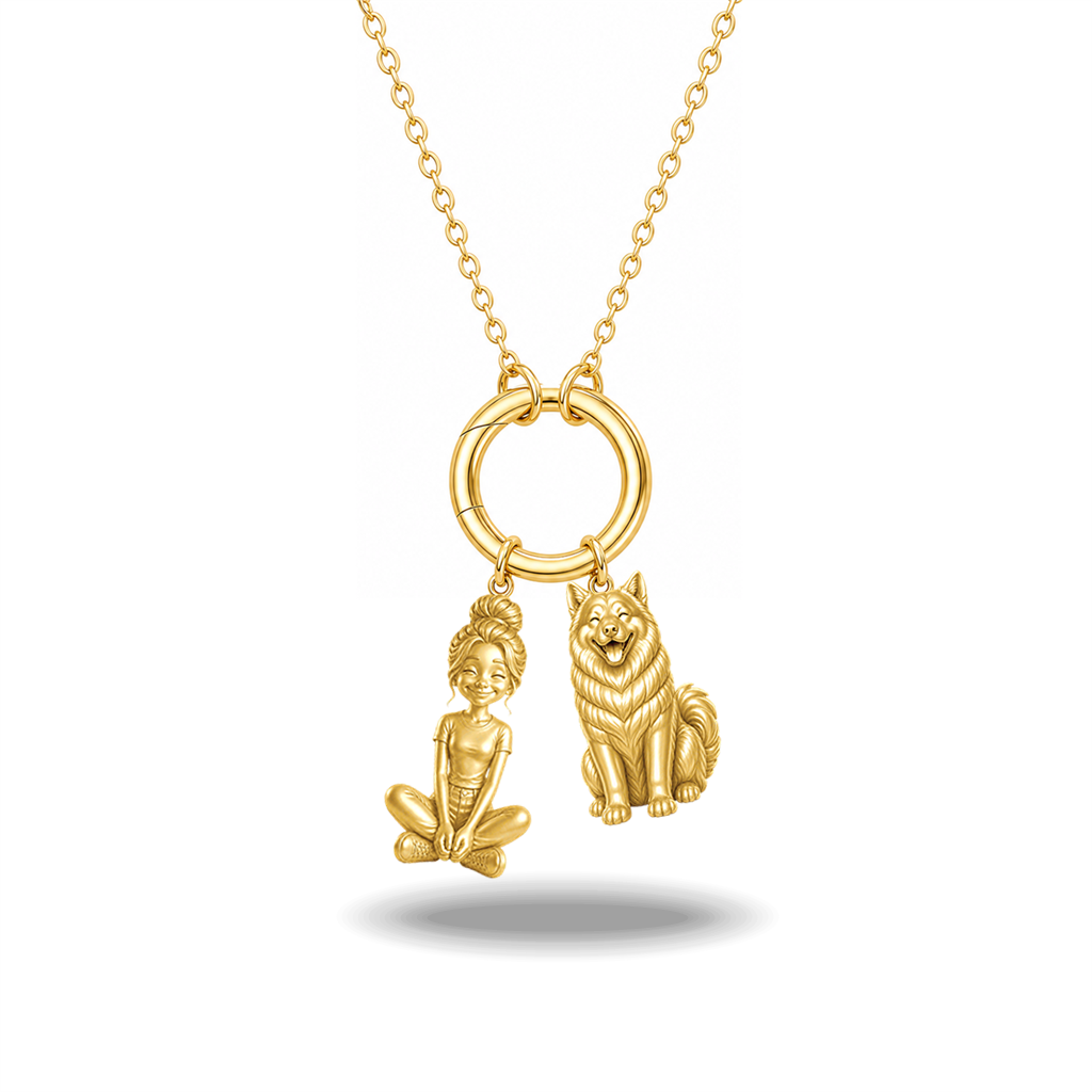 Alaskan Malamute - 18K Gold Vermeil - 1st