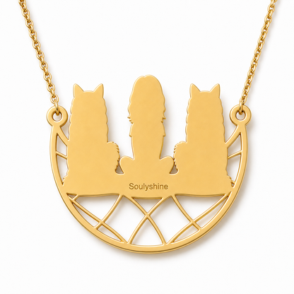 Alaskan Malamute - 18K Gold Vermeil - 2nd
