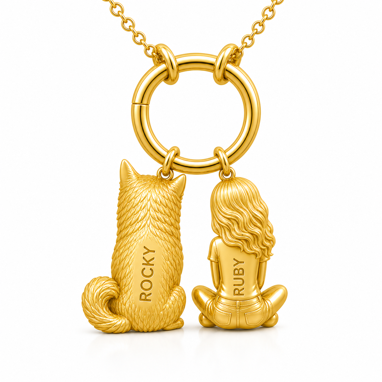 Alaskan Malamute - 18K Gold Vermeil - 2nd
