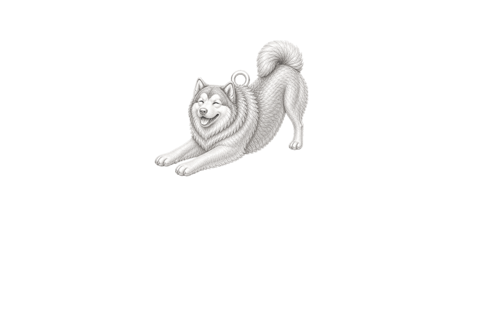 Soulyshine Alaskan Malamute Little Love Charm Only - Image 1