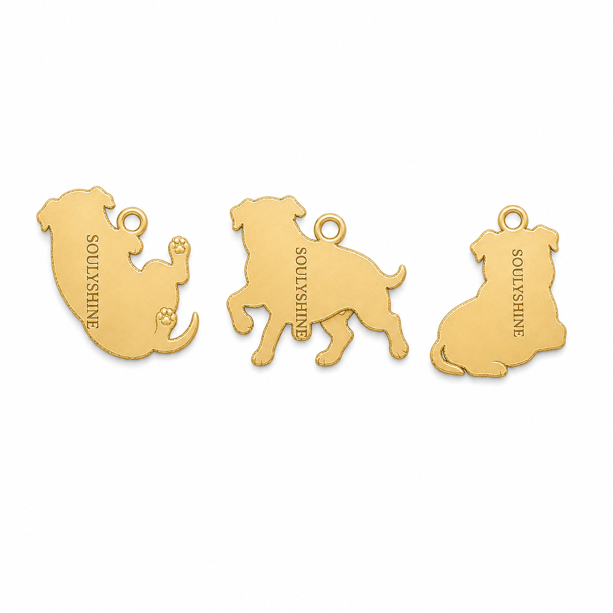Soulyshine AmStaff Personalized Pet Companion Charm Only