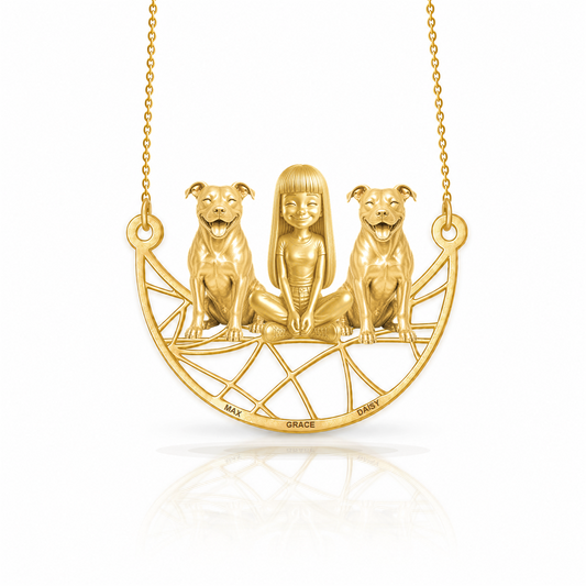 Soulyshine AmStaff personalized companion necklace