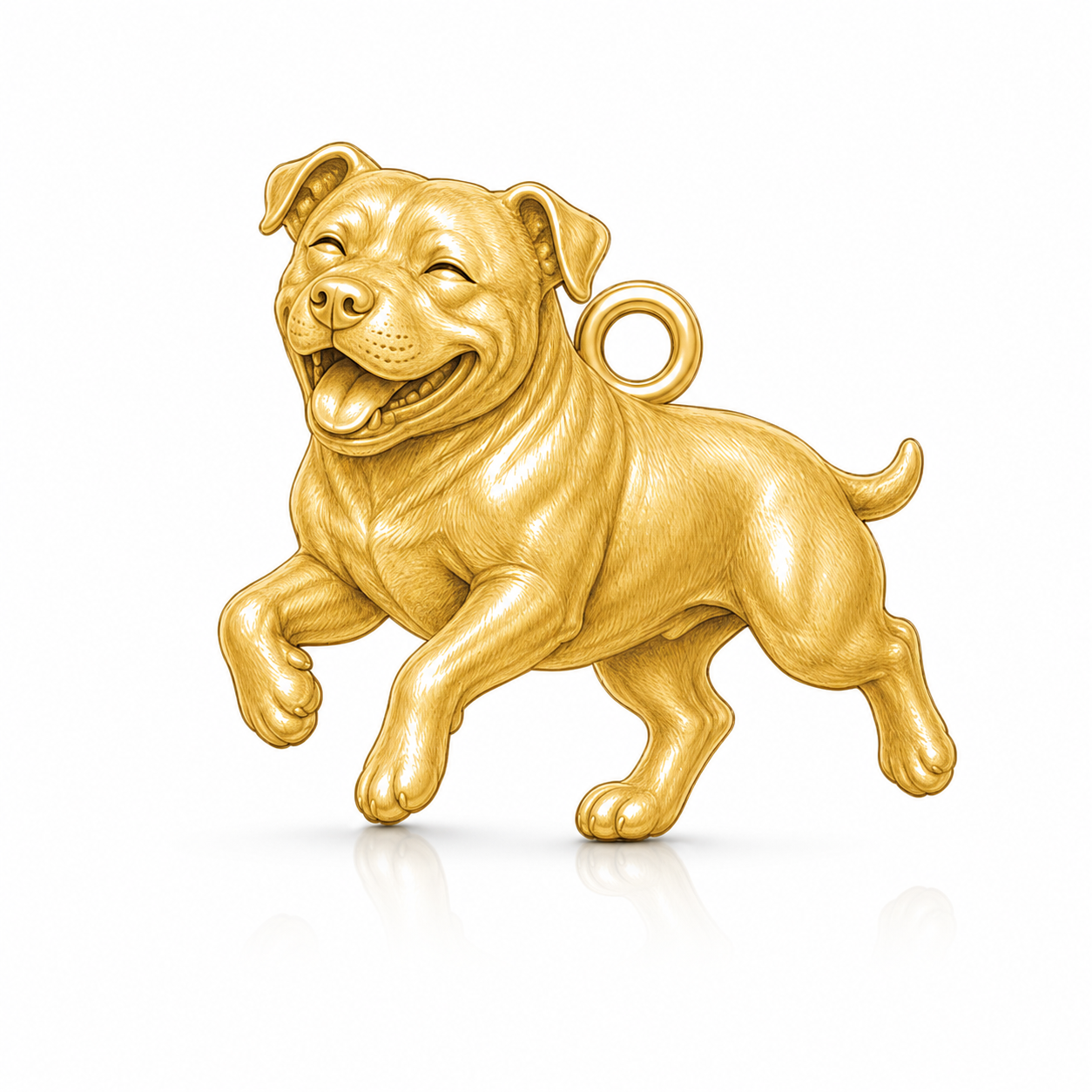 Soulyshine AmStaff Personalized Pet Companion Charm Only