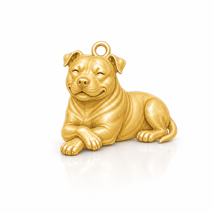Soulyshine AmStaff Personalized Pet Companion Charm Only
