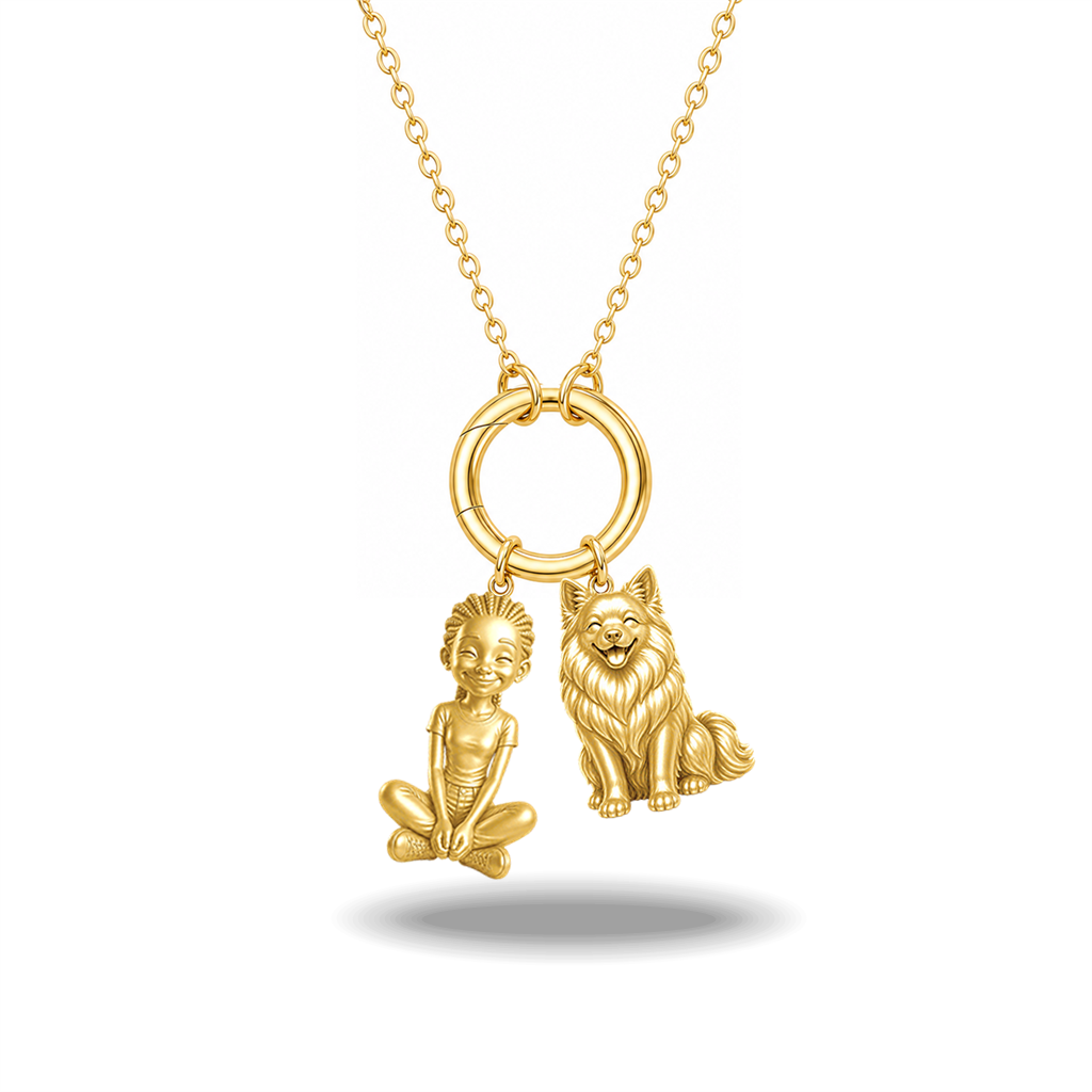 American Eskimo Dog - 18K Gold Vermeil - 1st