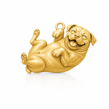 Soulyshine American Bulldog Personalized Pet Companion Charm Only