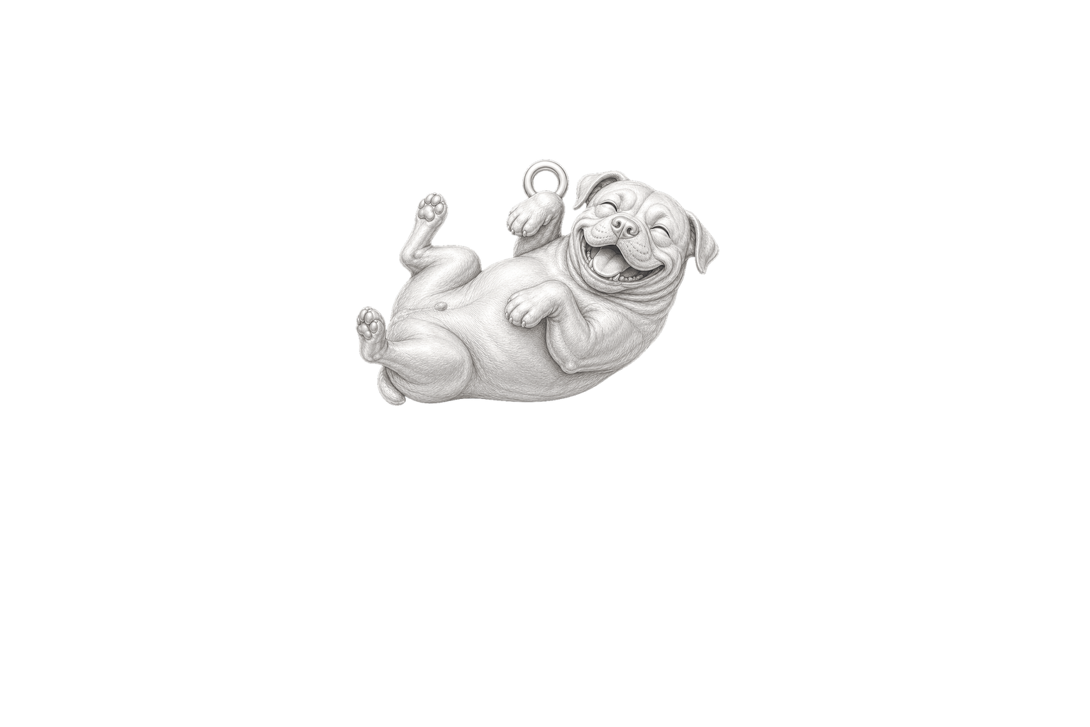 Soulyshine American Bulldog Little Love Charm Only - Image 1