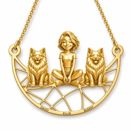 American Eskimo Dog - 18K Gold Vermeil - 1st