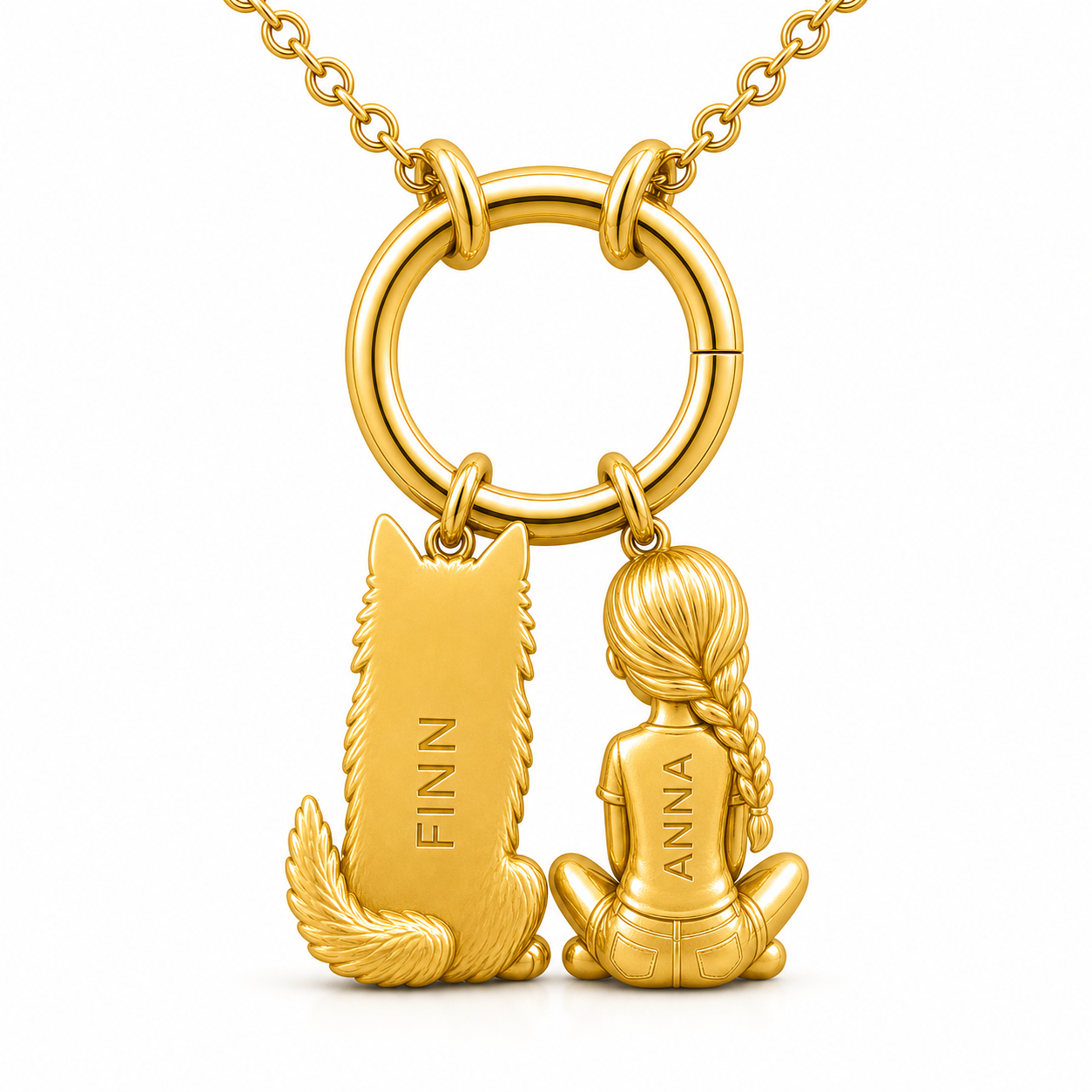 American Eskimo Dog - 18K Gold Vermeil - 2nd