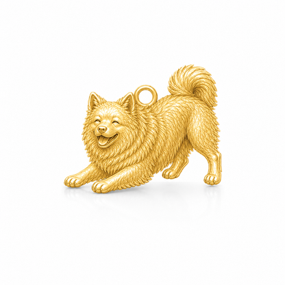 Soulyshine American Eskimo Dog Personalized Pet Companion Charm Only