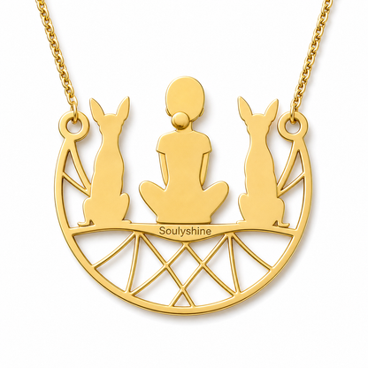 American Hairless Terrier - coated - 18K Gold Vermeil - 2nd