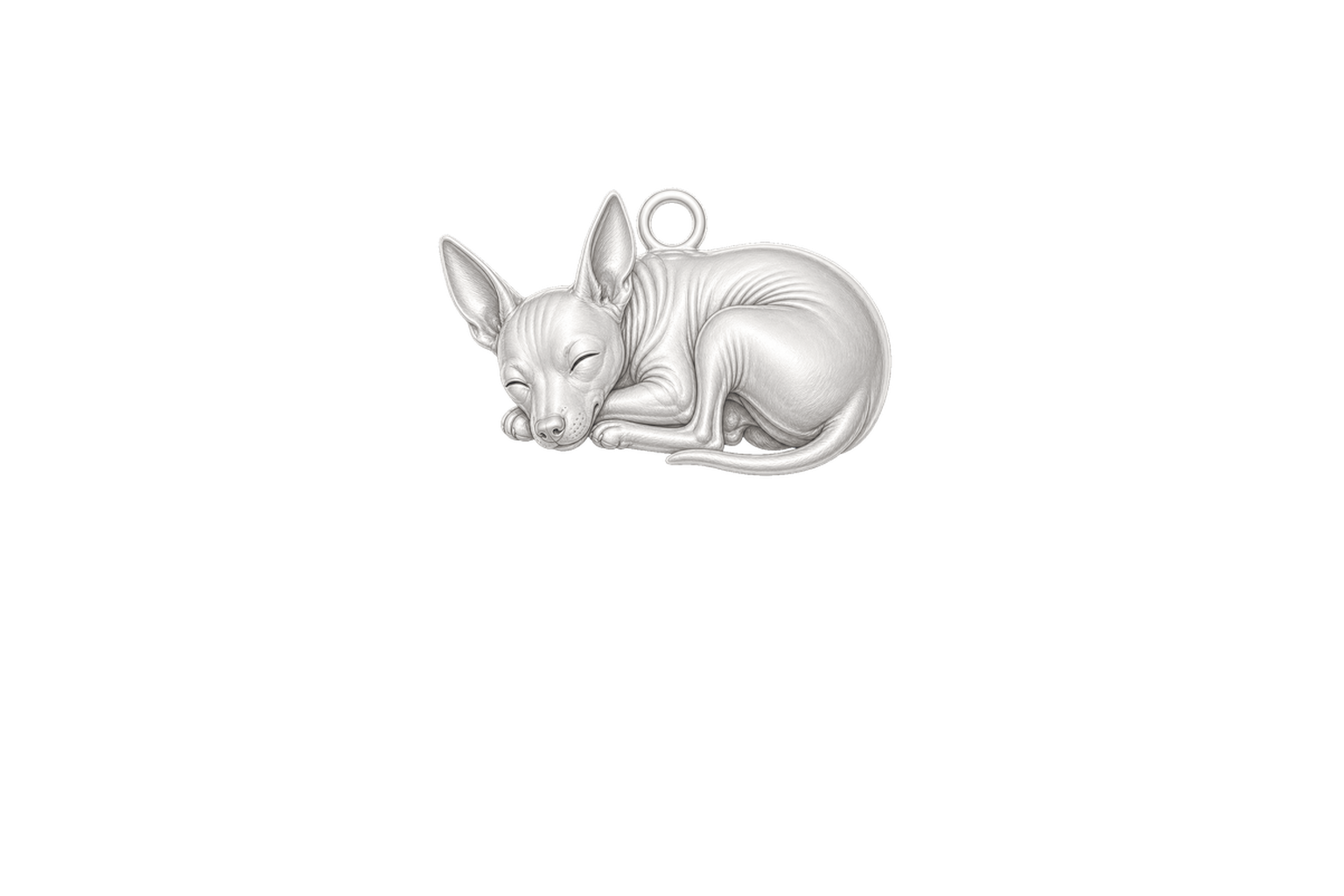 Soulyshine American Hairless Terrier hairless Little Love Charm Only - Image 1