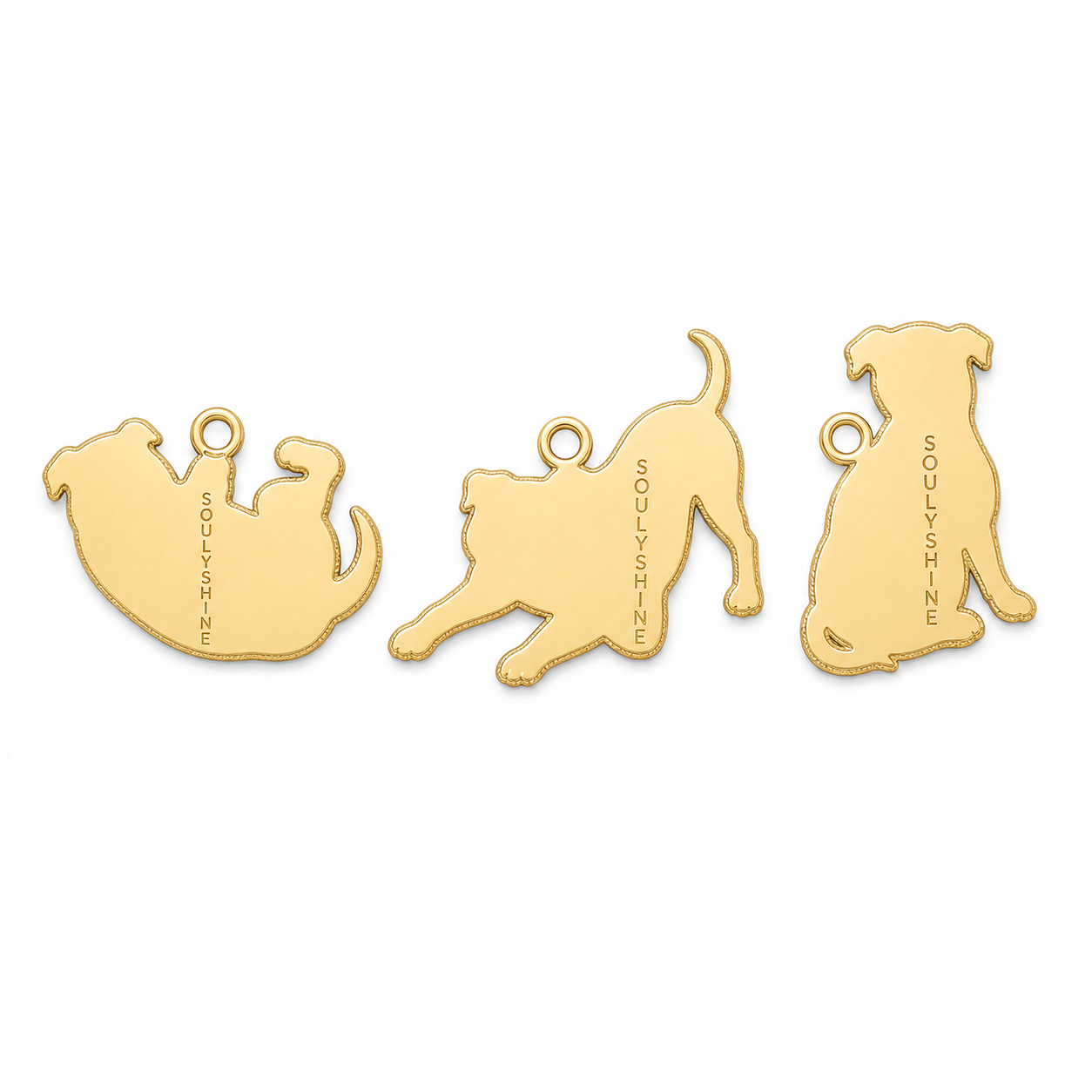 Soulyshine American Staffordshire Terrier Personalized Pet Companion Charm Only