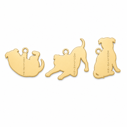 Soulyshine American Staffordshire Terrier Personalized Pet Companion Charm Only