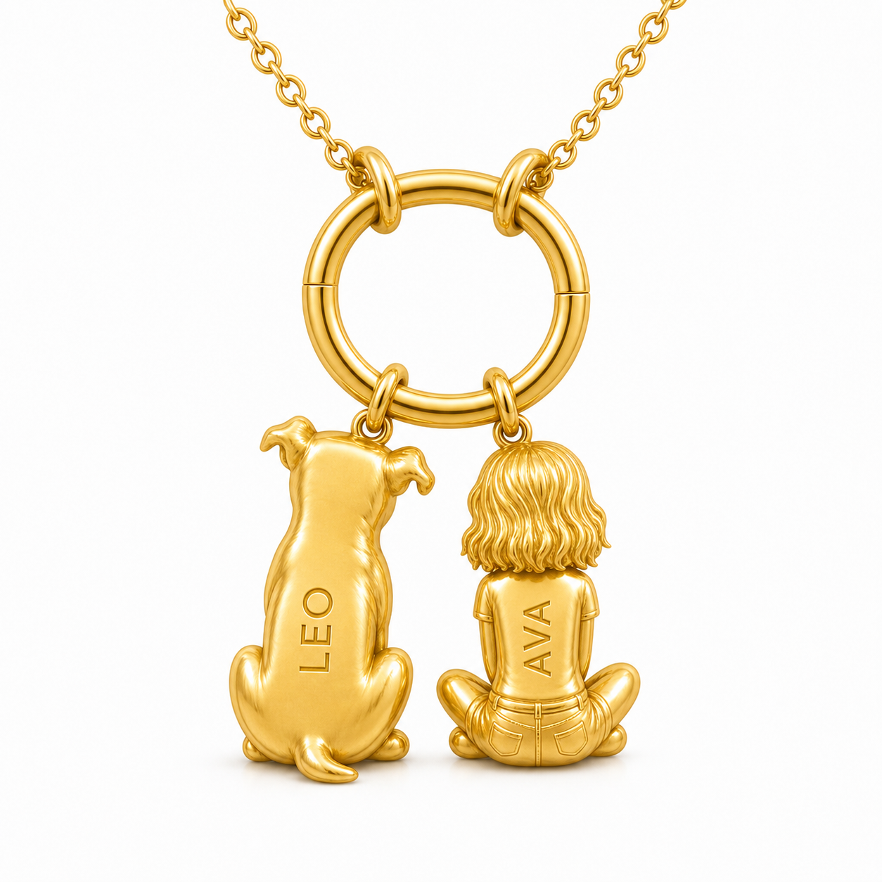 American Staffordshire Terrier - 18K Gold Vermeil - 2nd