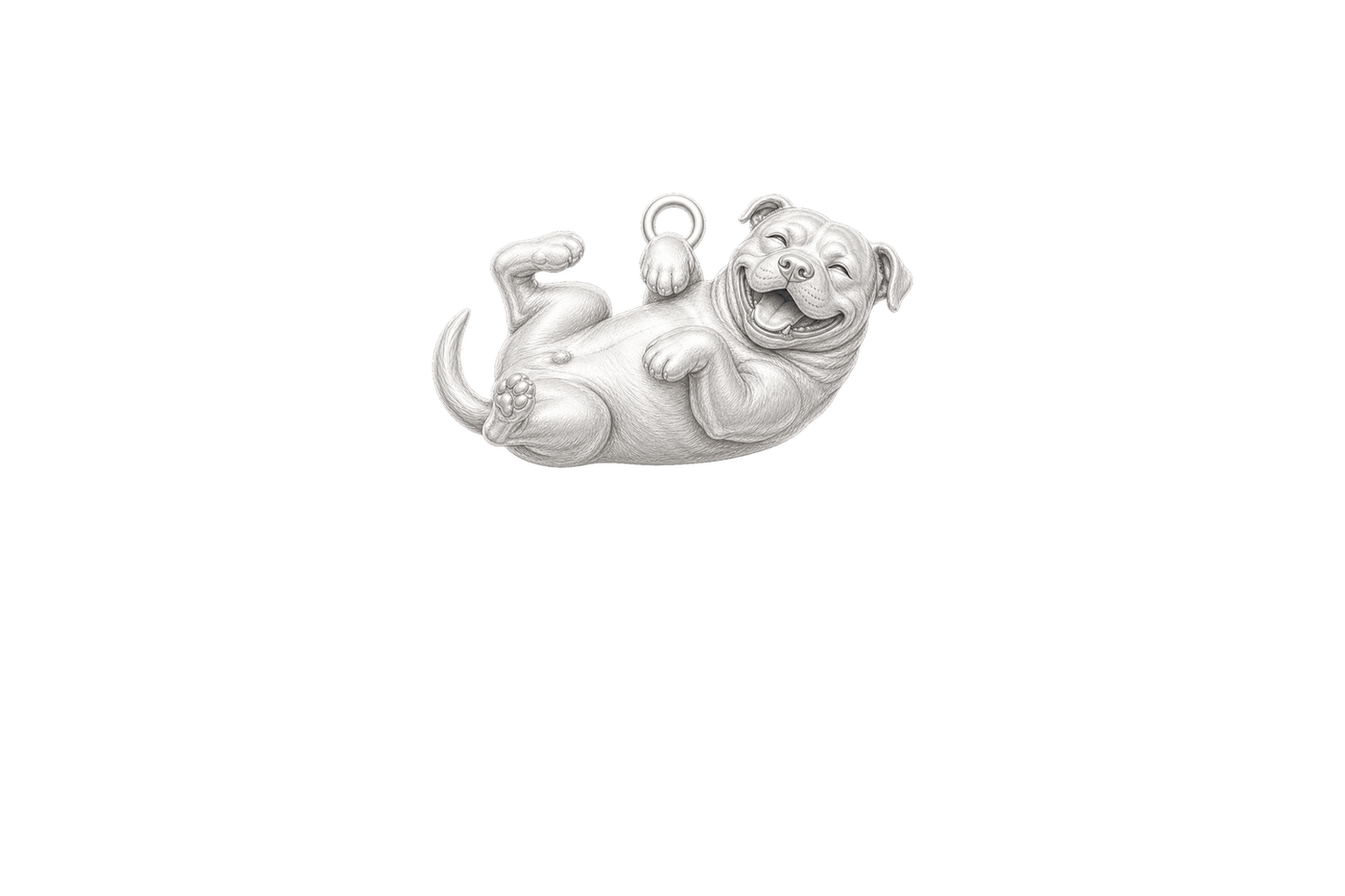 Soulyshine American Staffordshire Terrier Little Love Charm Only - Image 1