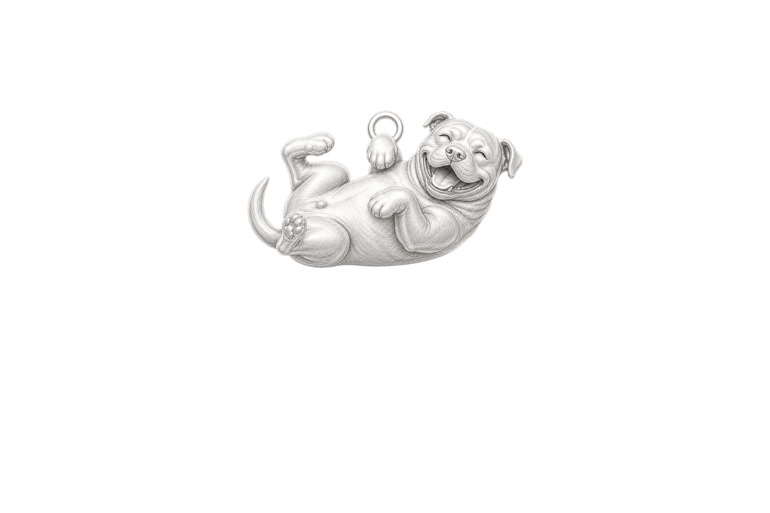 Soulyshine American Staffordshire Terrier Little Love Charm Only - Image 1