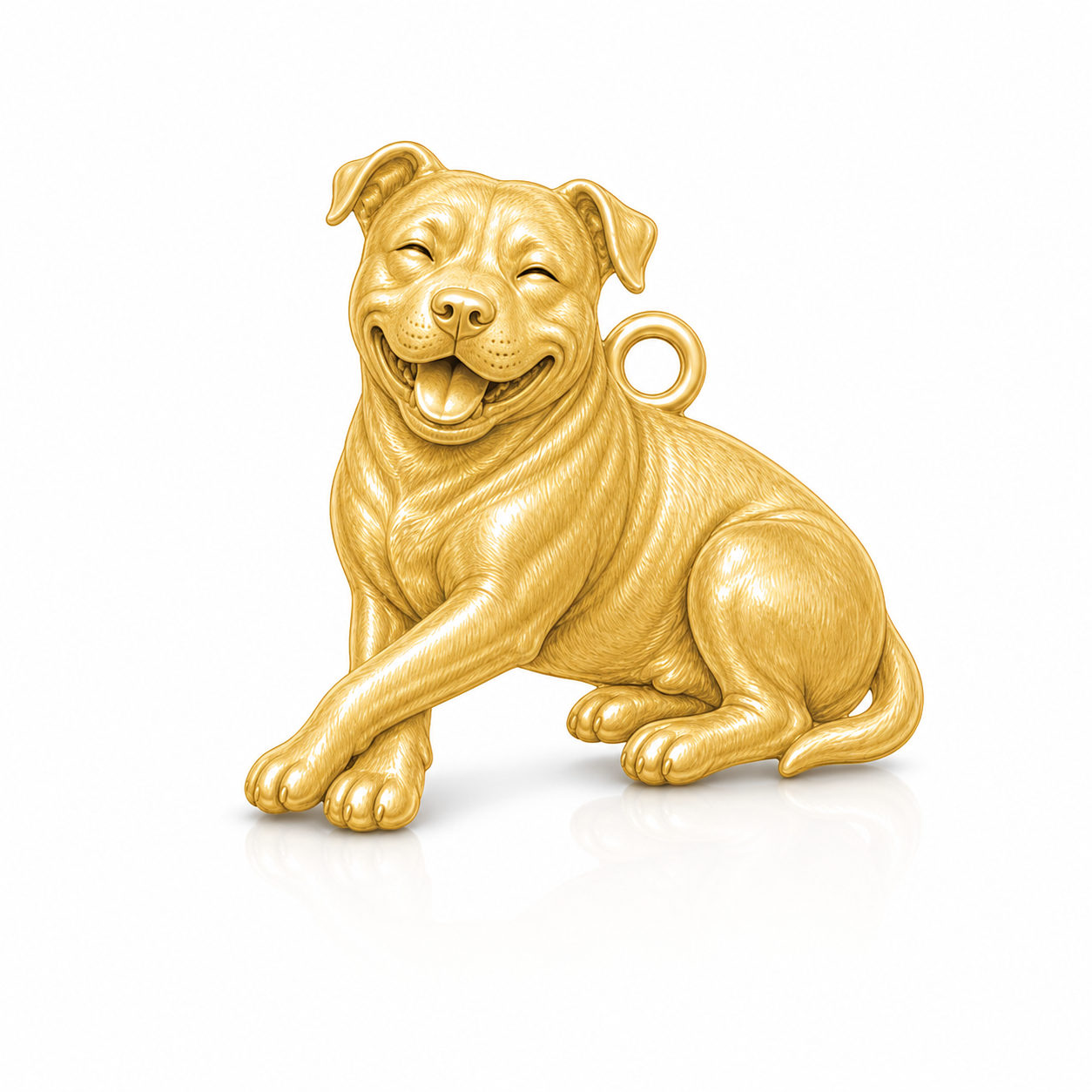 Soulyshine American Staffordshire Terrier Personalized Pet Companion Charm Only
